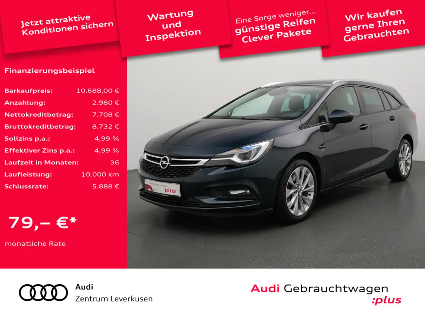 Opel Astra ST 120 Jahre MATRIX AHK NAVI KAM SHZ PD Groen - 1