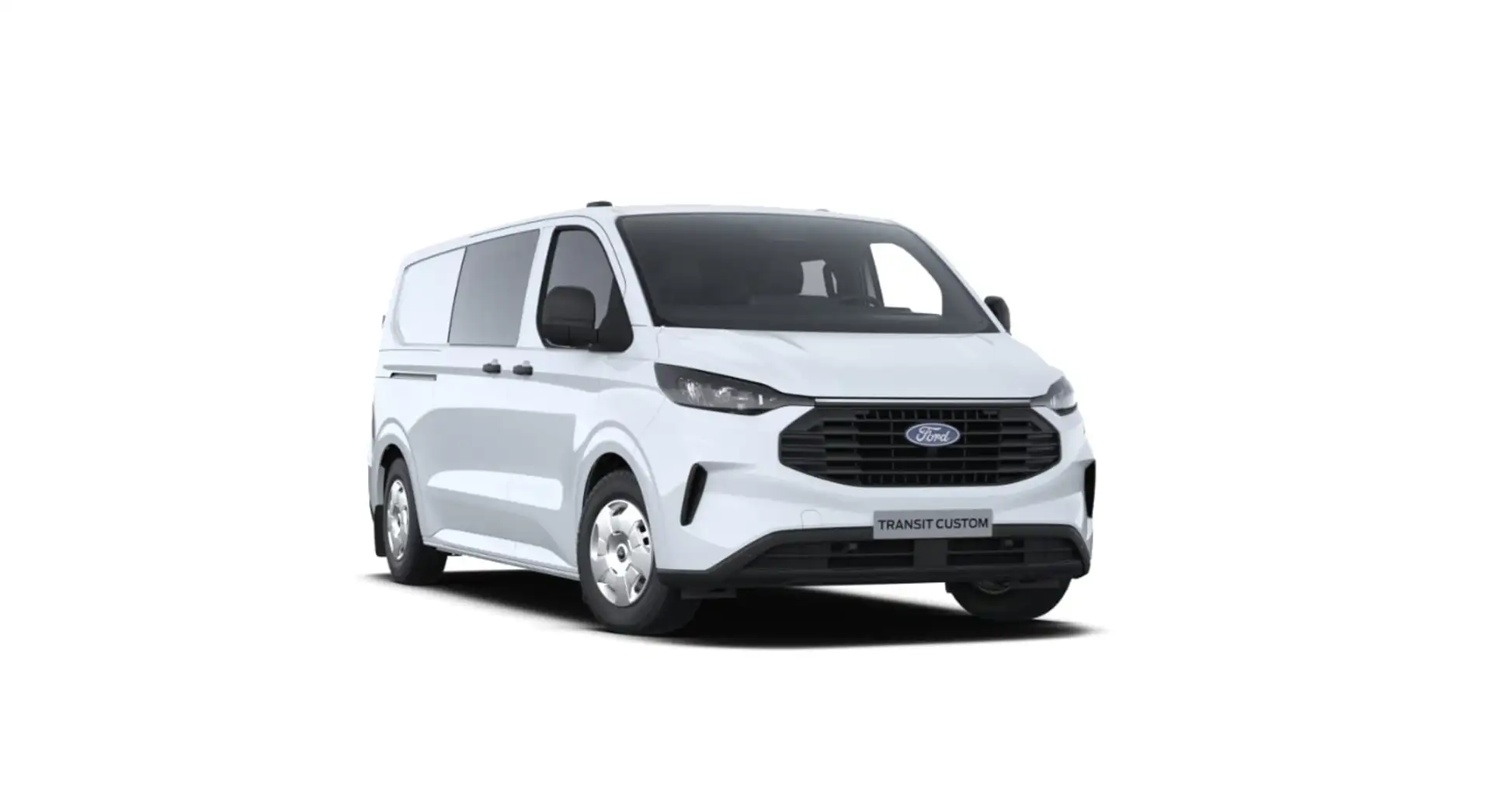 Ford Transit Custom Doppelkabine 320 L2 LED*PDC*KLIMA Weiß - 2