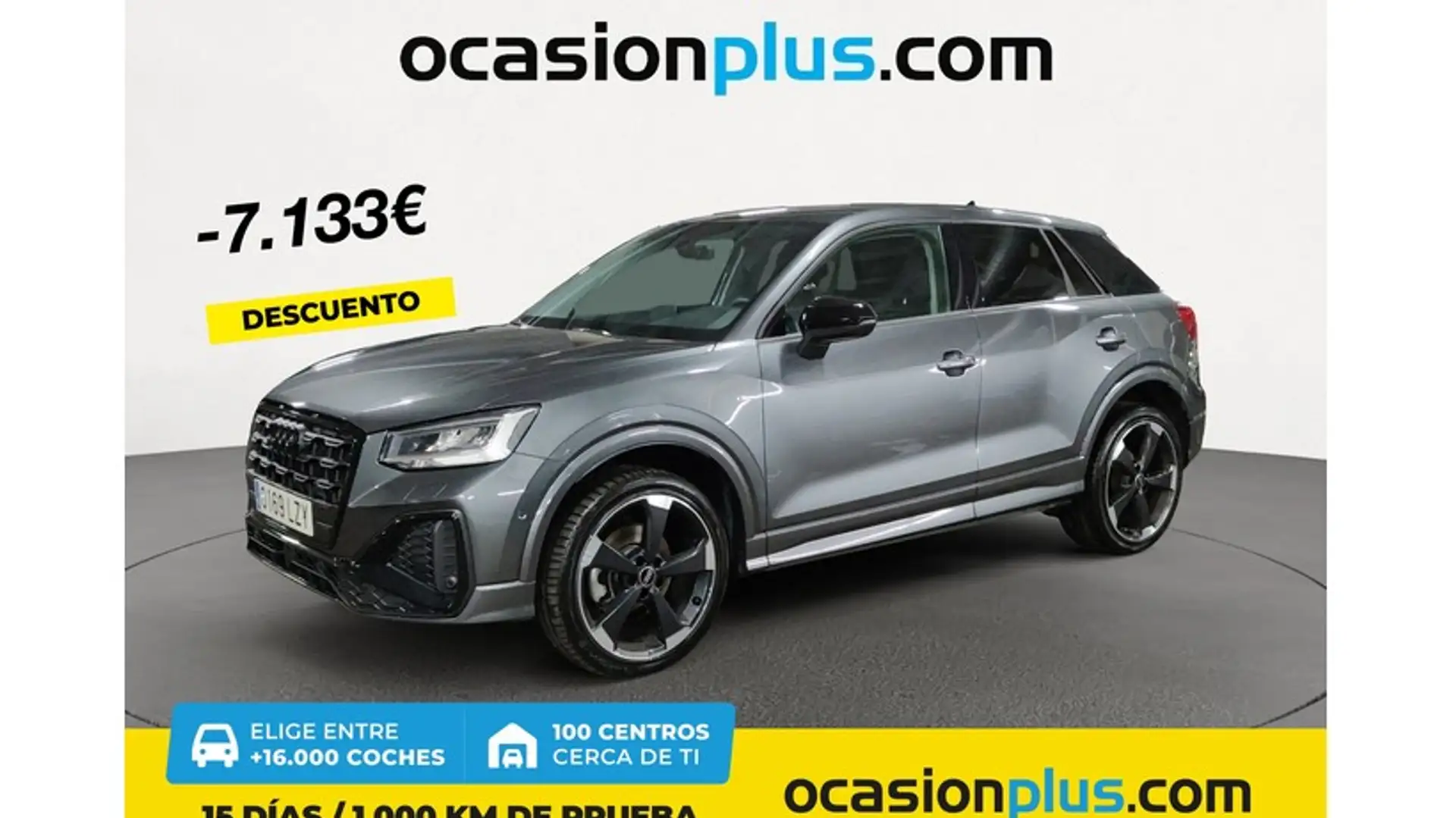 Audi Q2 35 TDI Black line edition S tronic 110kW Grijs - 1