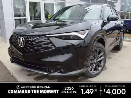 Black 2026 Acura ADX SUV / Crossover All-Wheel Drive Automatic
