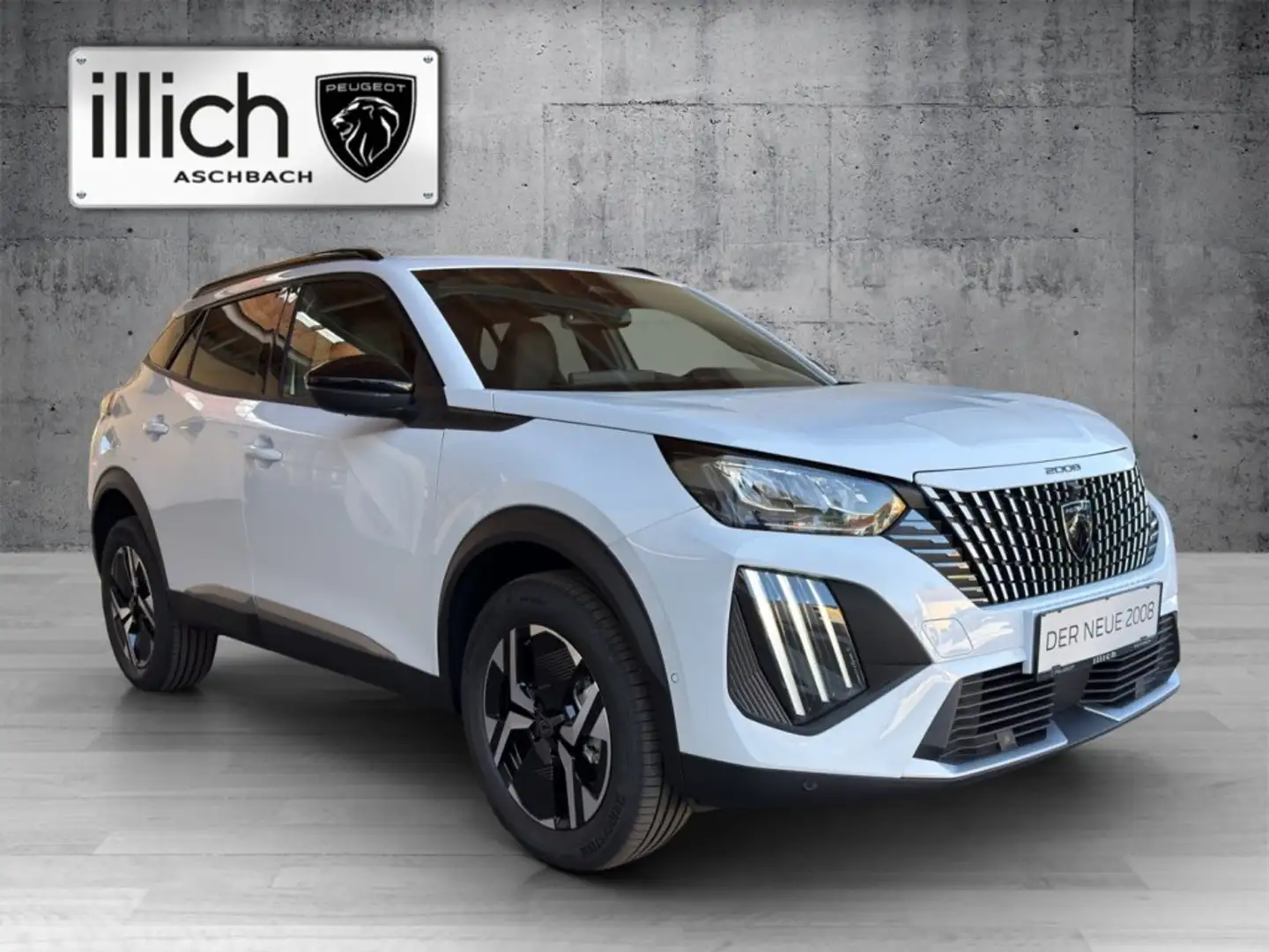 Peugeot 2008 ALLURE Hybrid 145 e-DCS6 Weiß - 1