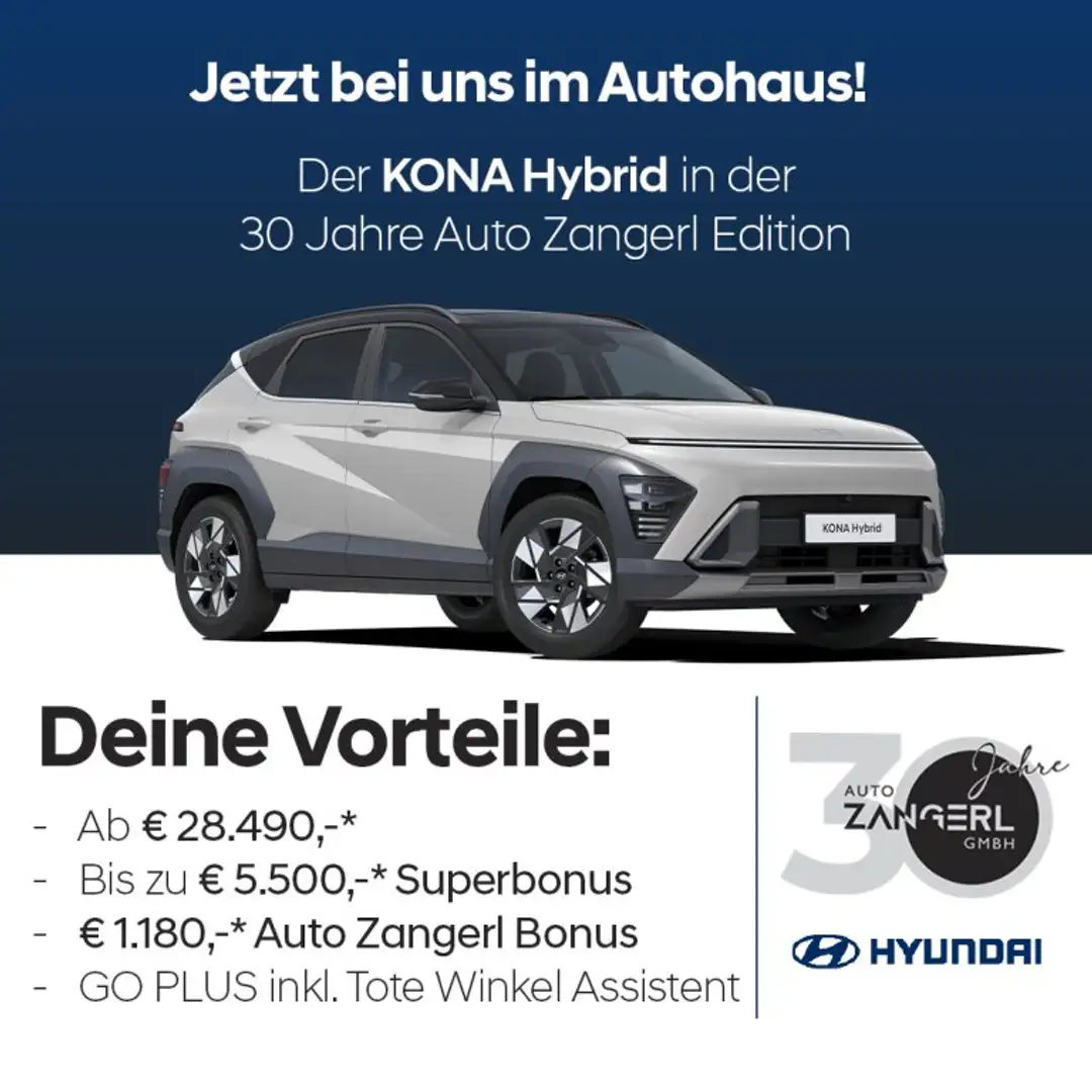 Hyundai KONA HEV (SX2) GO Plus 1.6 GDI 2WD HEV k6hu1-OP6 Grau - 1