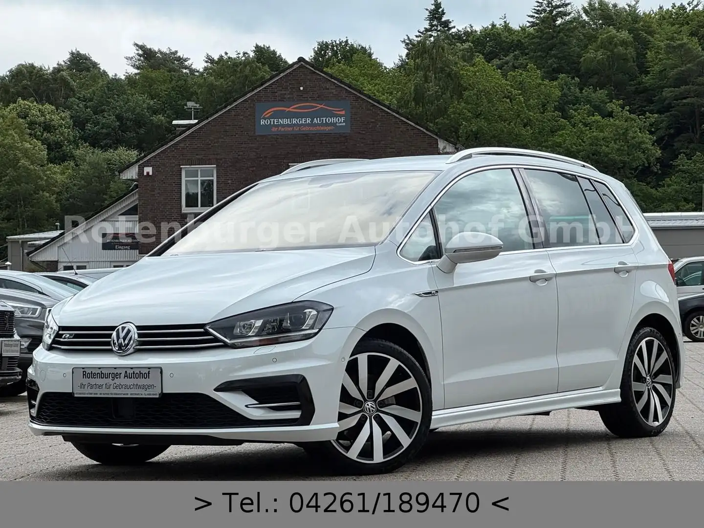 Volkswagen Golf Sportsvan Golf*VII*SPORTSVAN*1.4 TSI*HIGHLINE*R-LINE*1.HD* Blanc - 1