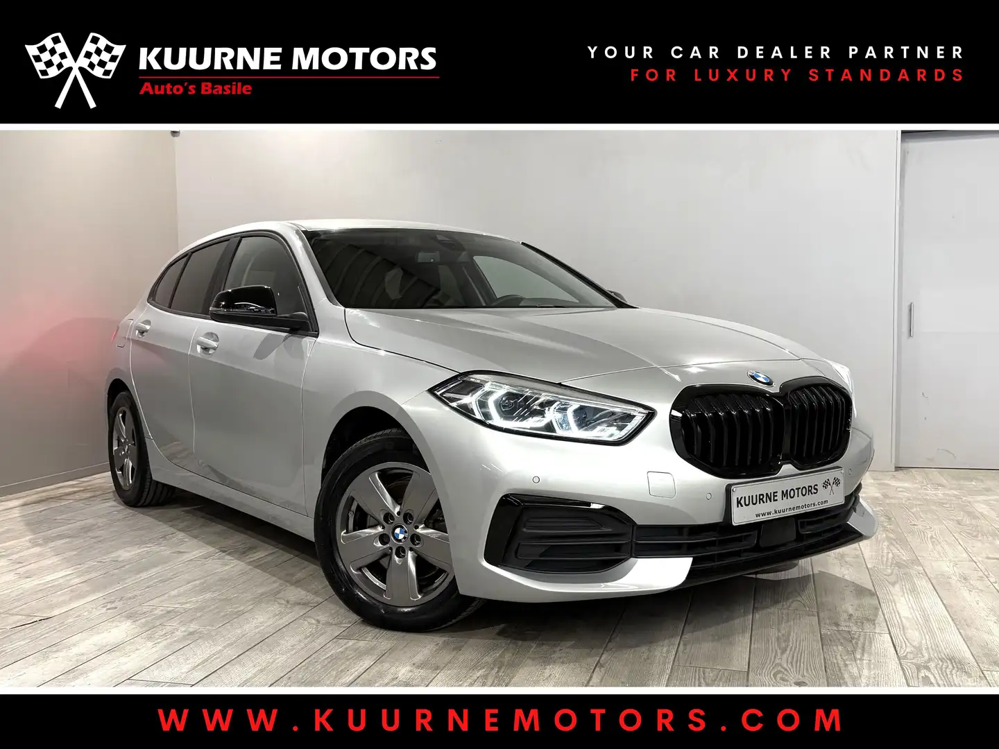 BMW 116 i Alu16"/Leder/Led/Carplay/Gps/Pdc *1j garantie* Argent - 1