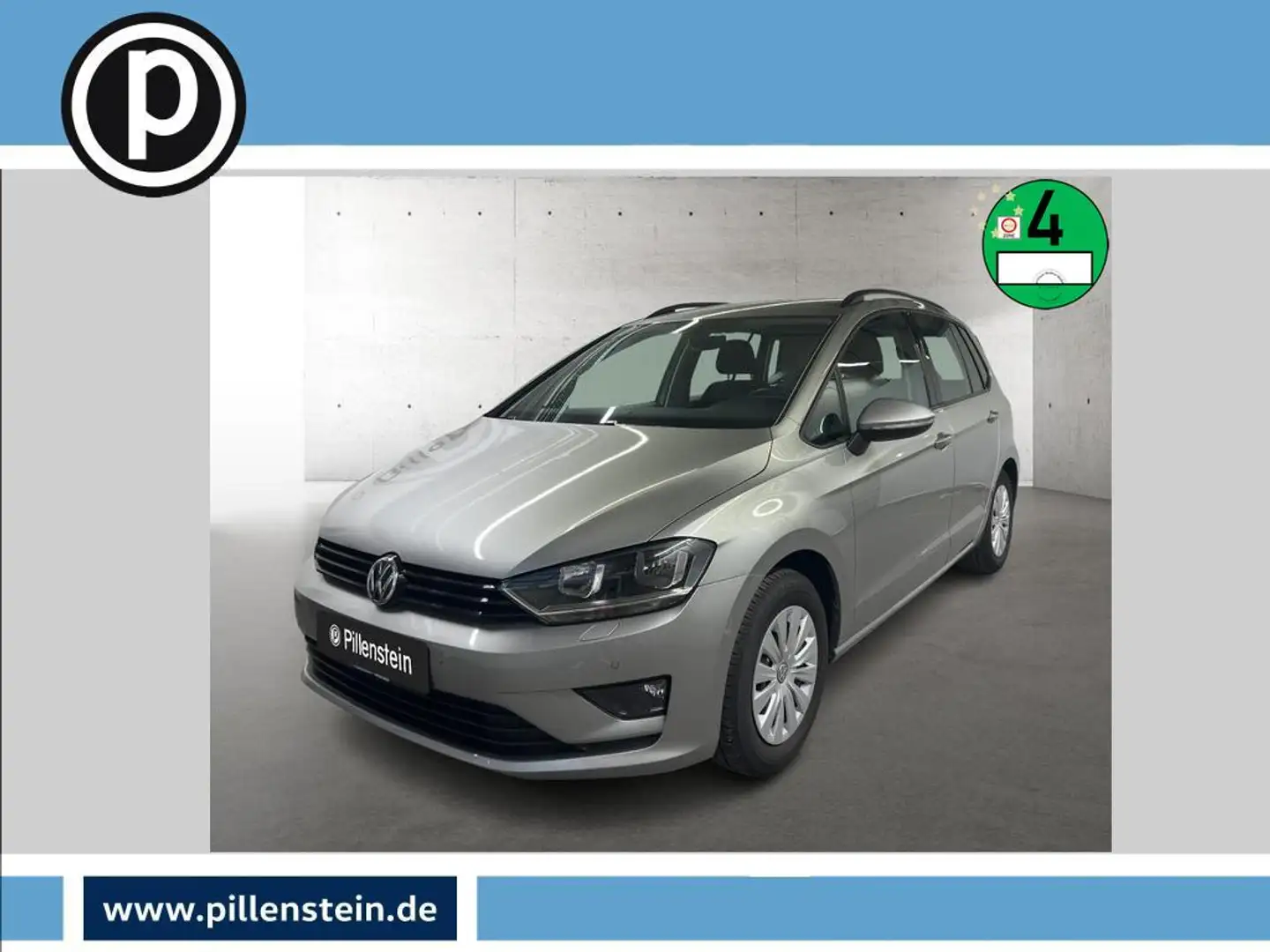 Volkswagen Golf Sportsvan TSI KLIMAAUT+SHZ+PDC+TEMP+BLUETOOTH Silber - 1