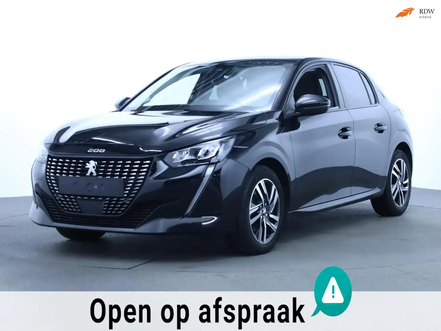 Peugeot 208 Allure Pack 100pk | Panoramadak | ACC | 3D dashboa Zwart - 1