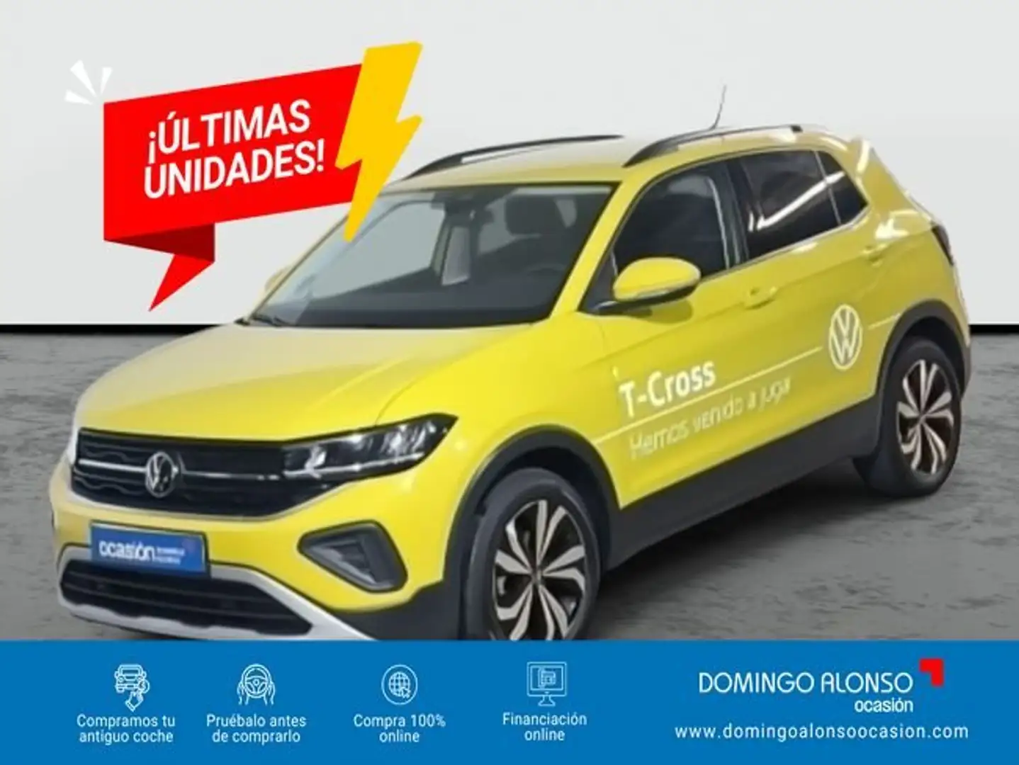 Volkswagen T-Cross 1.0 TSI Más 85kW Amarillo - 1
