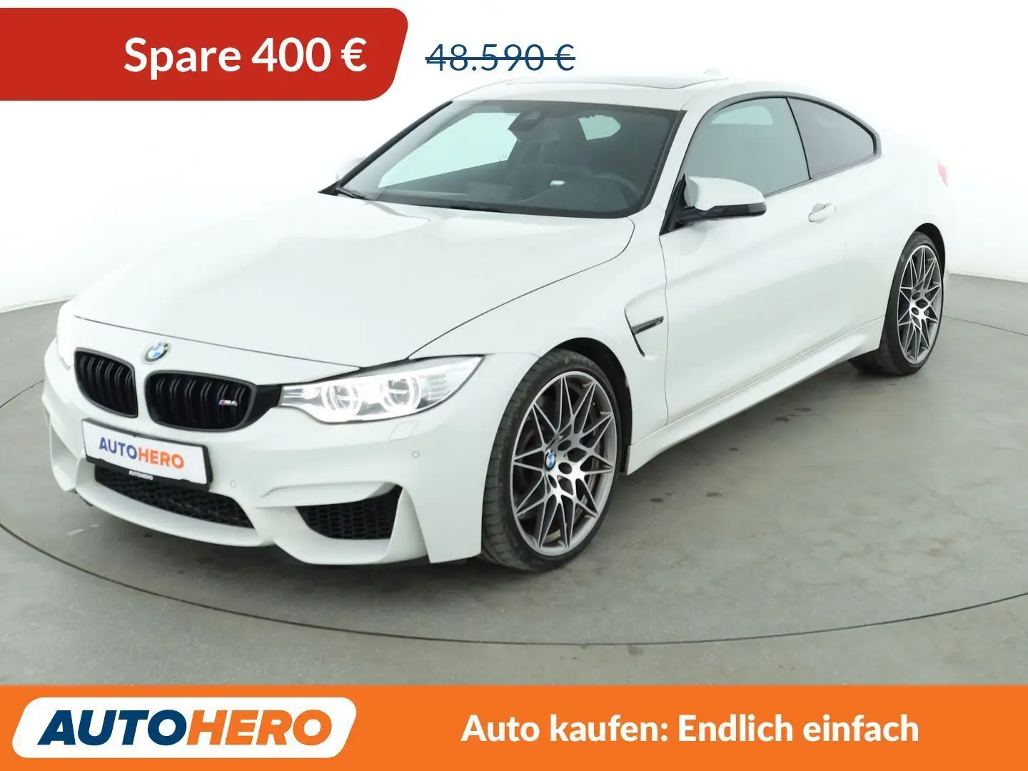 BMW M4 M4 Aut.*NAVI*LED*TEMPO*PDC*SHZ* Blanc - 1