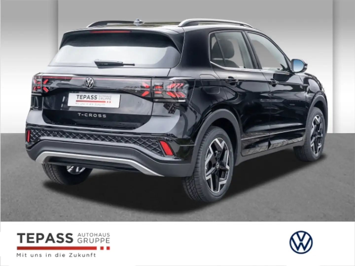 Volkswagen T-Cross 1.0 TSI R-Line Active Info IQ Light Schwarz - 2