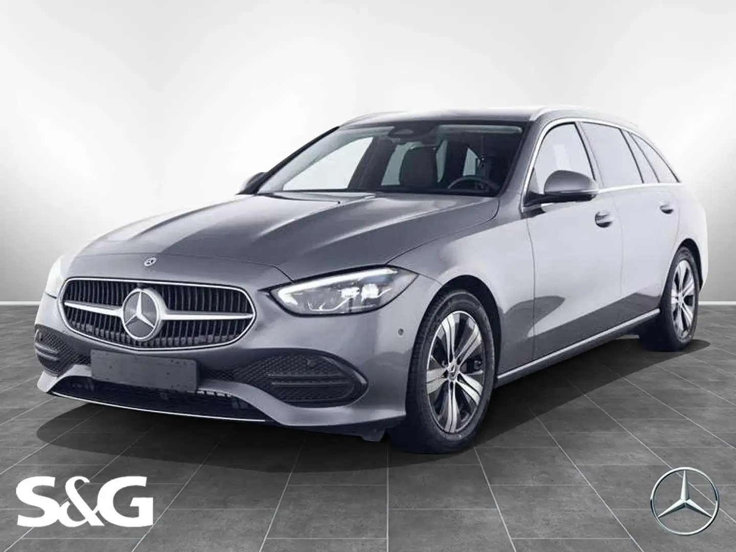 Mercedes-Benz C 180 T Avantgard eSitzkomfort+Spurhalte+Parkton Grigio - 1