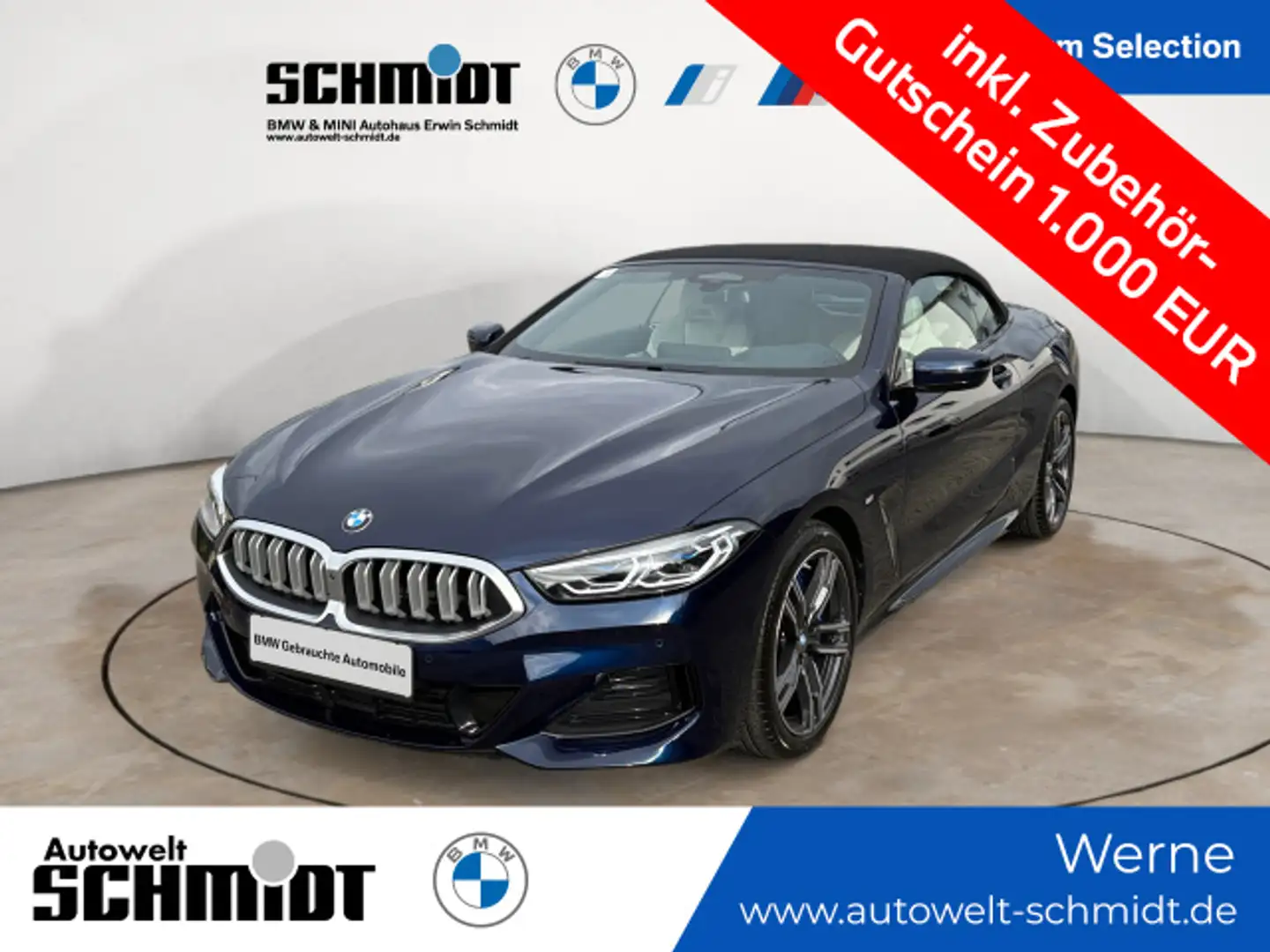 BMW 850 840i xDrive Cabrio M Sport / NP= 130.950,- Blue - 1