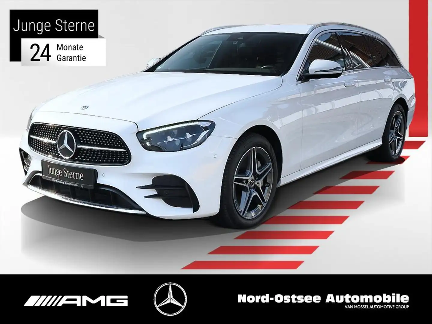Mercedes-Benz E 300 de T AMG LED BURMESTER AHK MEMORY KAMERA Wit - 1