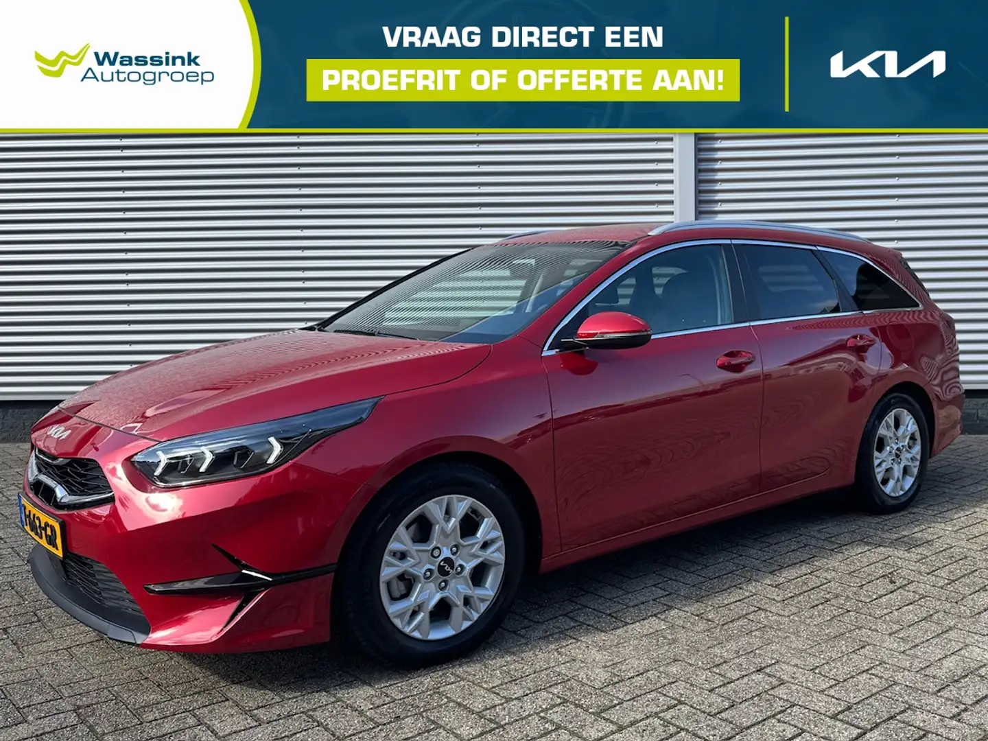 Kia Ceed SW / cee'd SW 1.0 T-GDi 120pk DCT7 DynamicPlusLine | Trekhaak | Rouge - 1