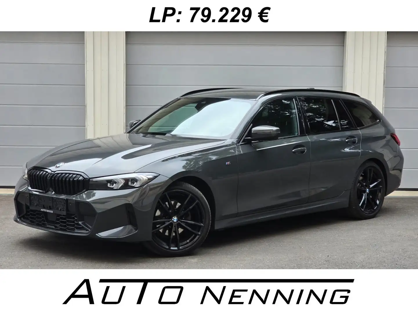 BMW 320 d xDrive Touring M Sport AHK 19" ACC Kamera Stdhzg Grau - 1