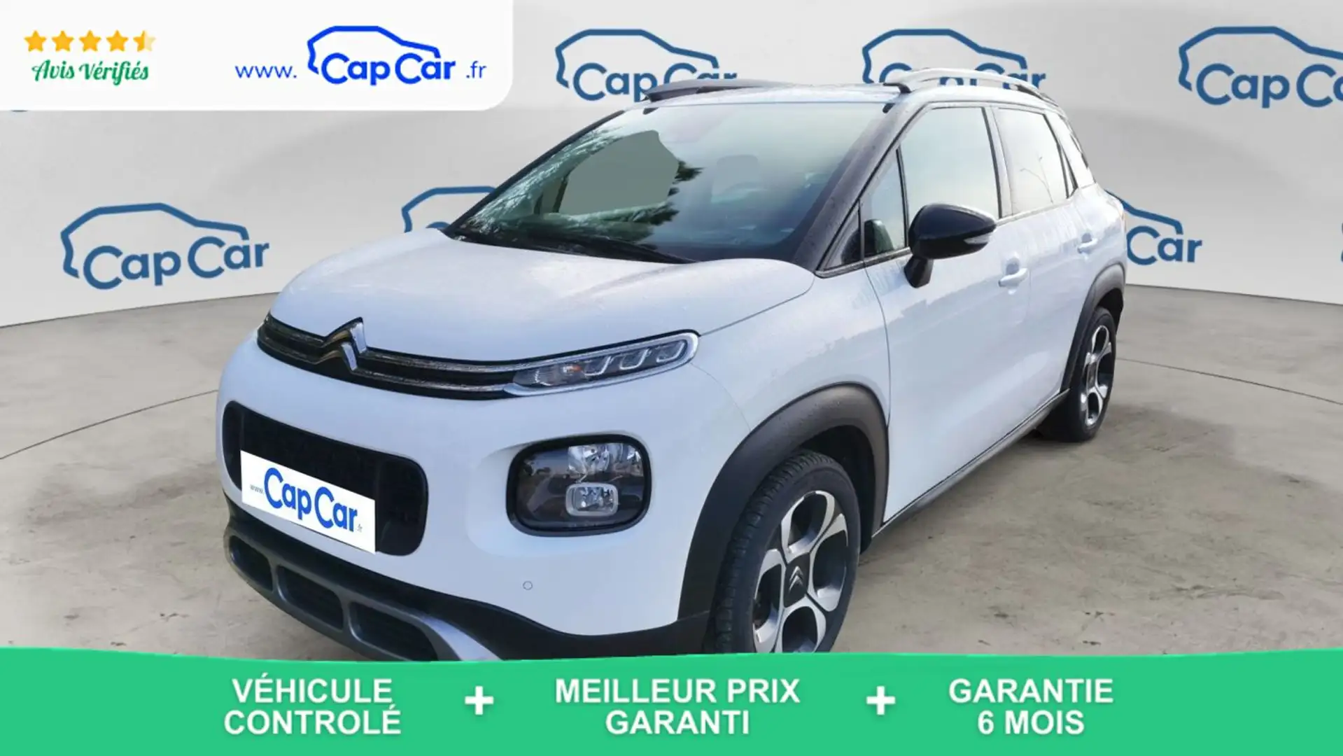 Citroen C3 Aircross 1.2 Puretech 110 EAT6 Shine - Automatique Blanc - 1