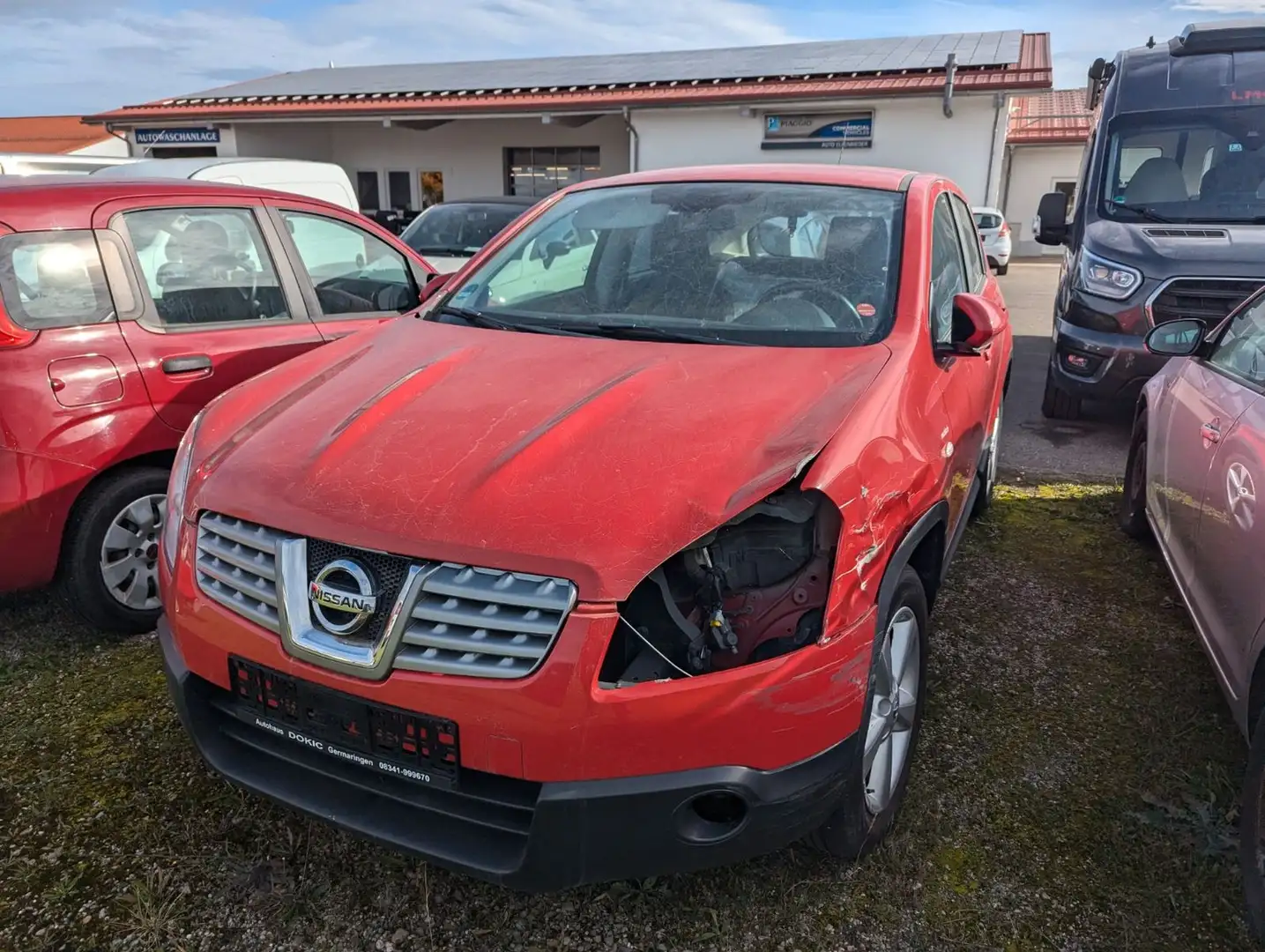 Nissan Qashqai Acenta Unfallschaden ! Motor OK Rot - 1