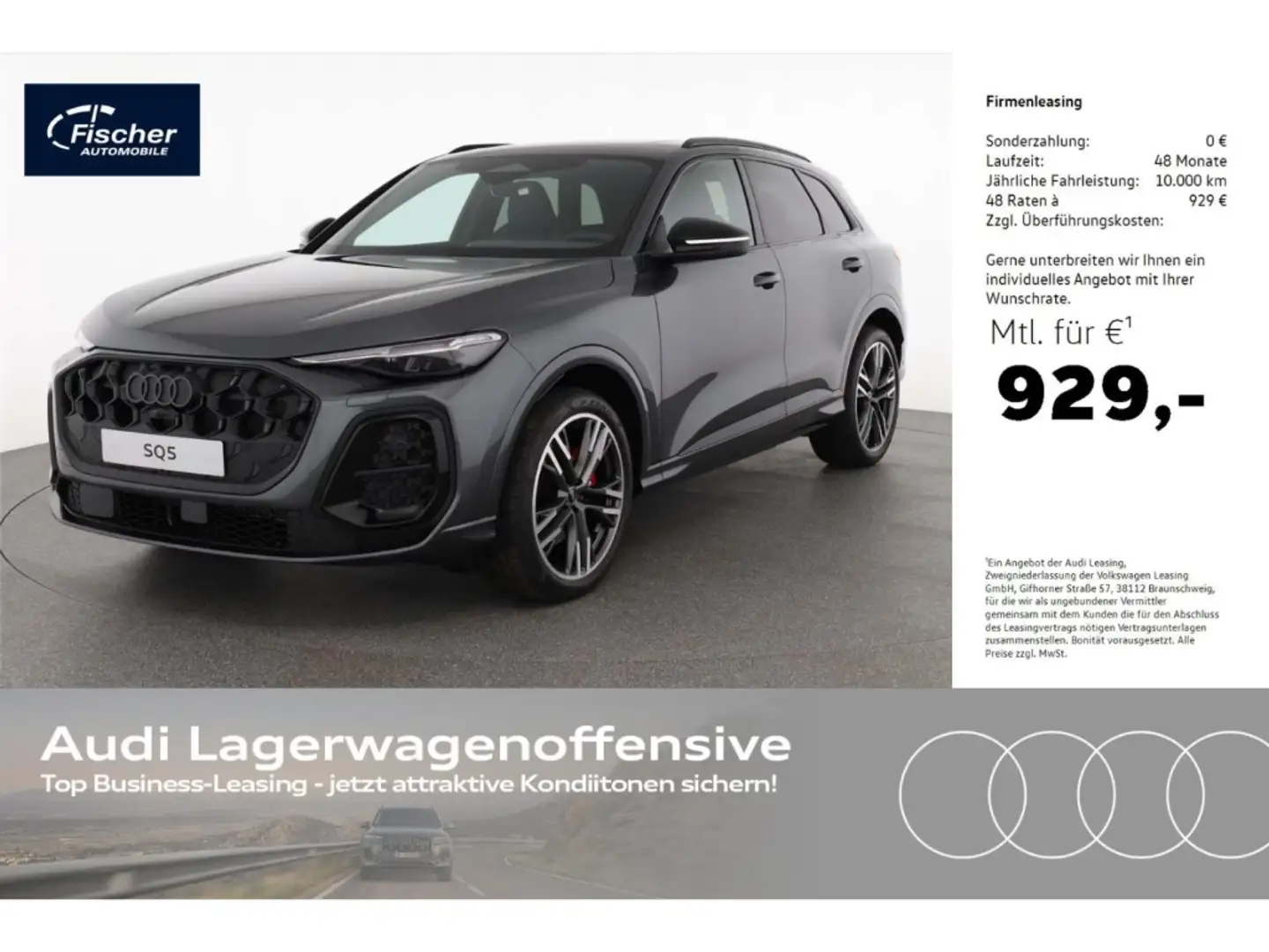 Audi SQ5 TFSI LP: 103.440,- /Head-up Display Grau - 1