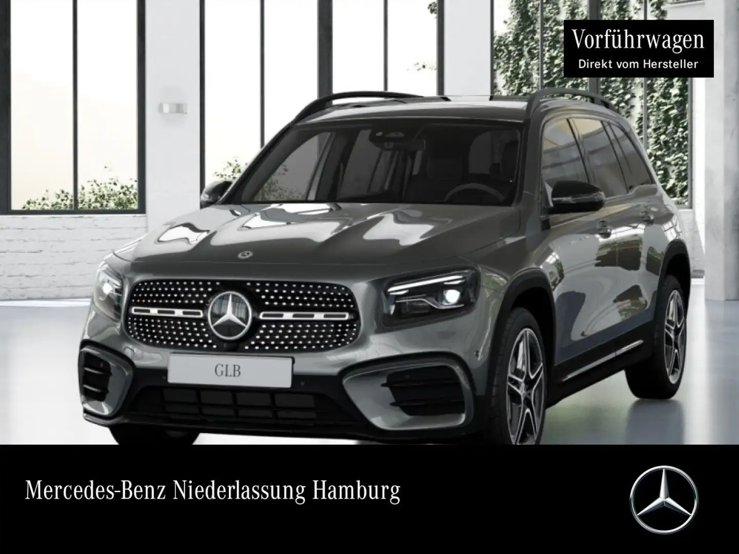 Mercedes-Benz GLB 200 AMG+NIGHT+PANO+AHK+MULTIBEAM+KAMERA+19"+7G Grau - 1