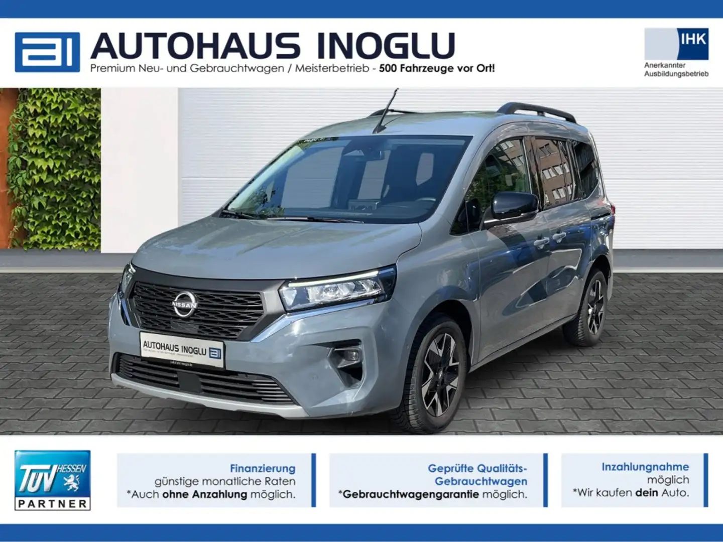 Nissan Townstar 1.3*N-Design*5Sitz*RKam*LED*Navi*Leder Сірий - 1
