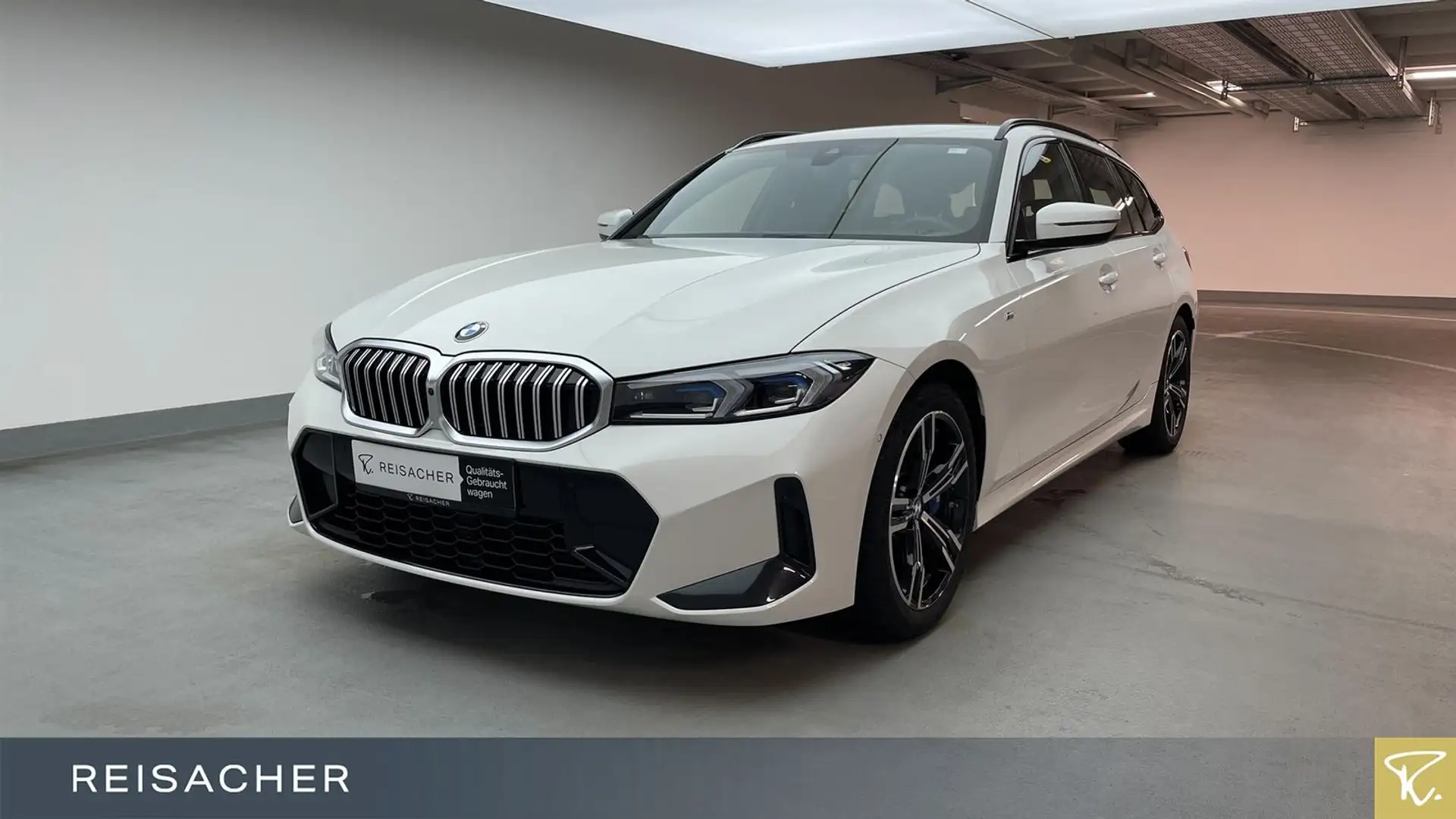BMW 320 d A Tou M-Sport LCProf H-K PA+ DA Keyless Weiß - 1