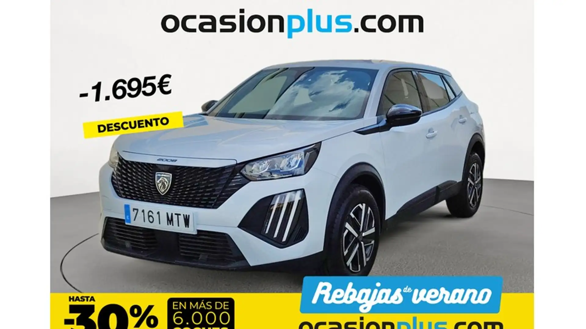 Peugeot 2008 1.2 PureTech S&S Active 100 Weiß - 1