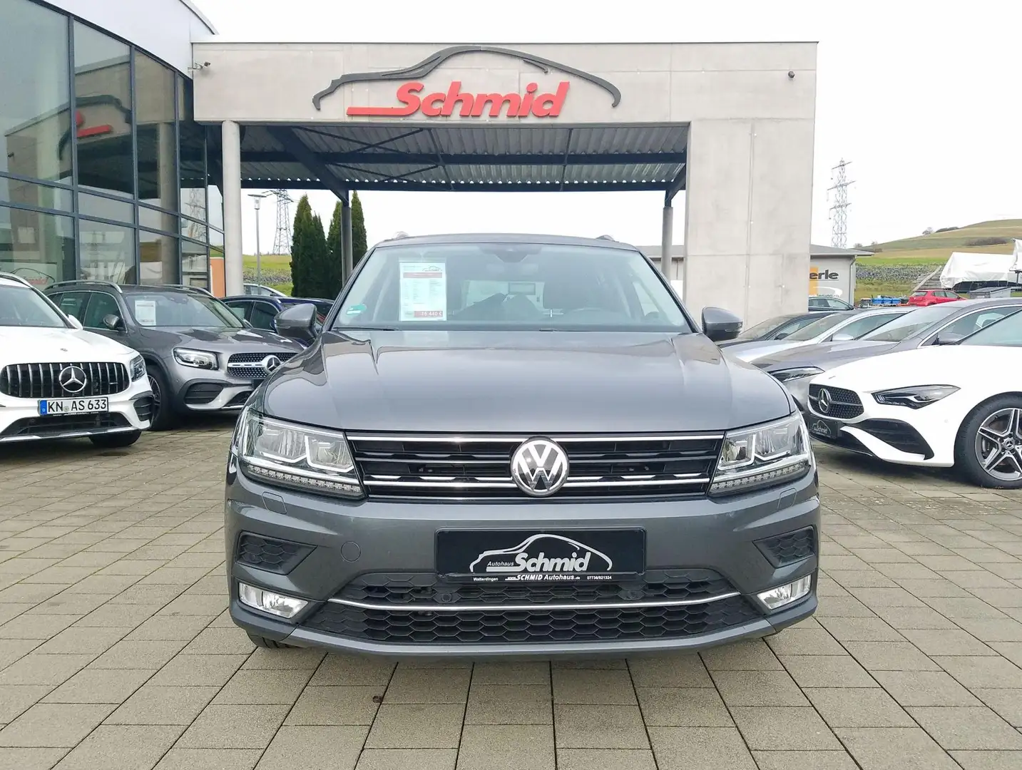 Volkswagen Tiguan 2.0 TDI, Highline, Kamera, Navi, ACC, Klima, AH... Grau - 2