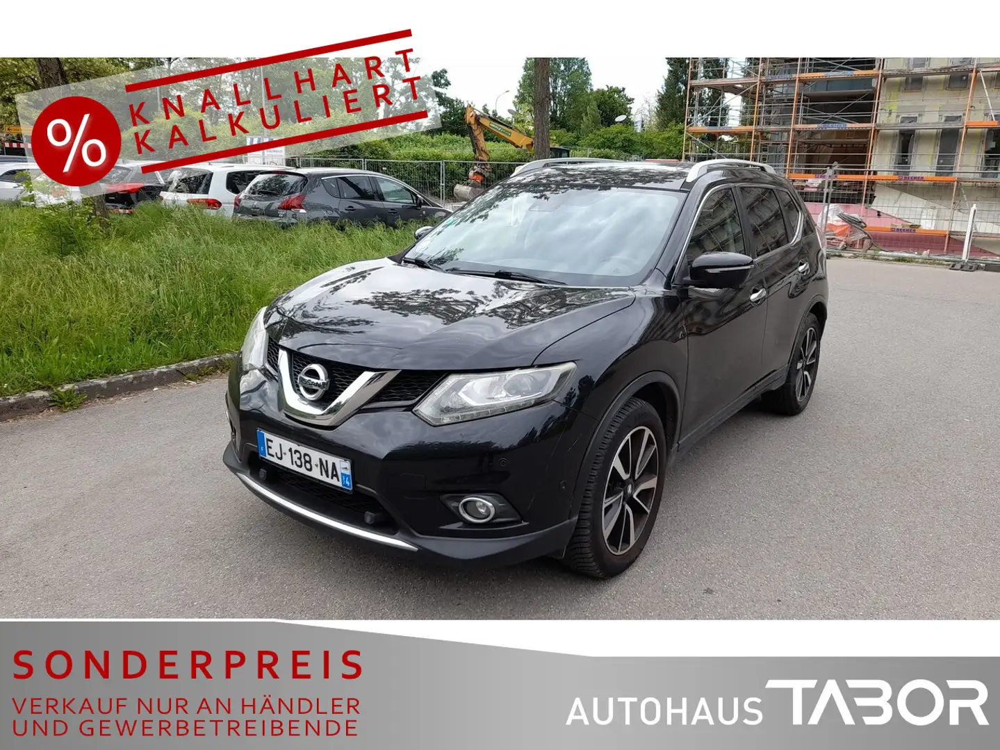 Nissan X-Trail 1.6 dCi Autom 4x2 Tekna 7S Pano Navi RFK Schwarz - 2