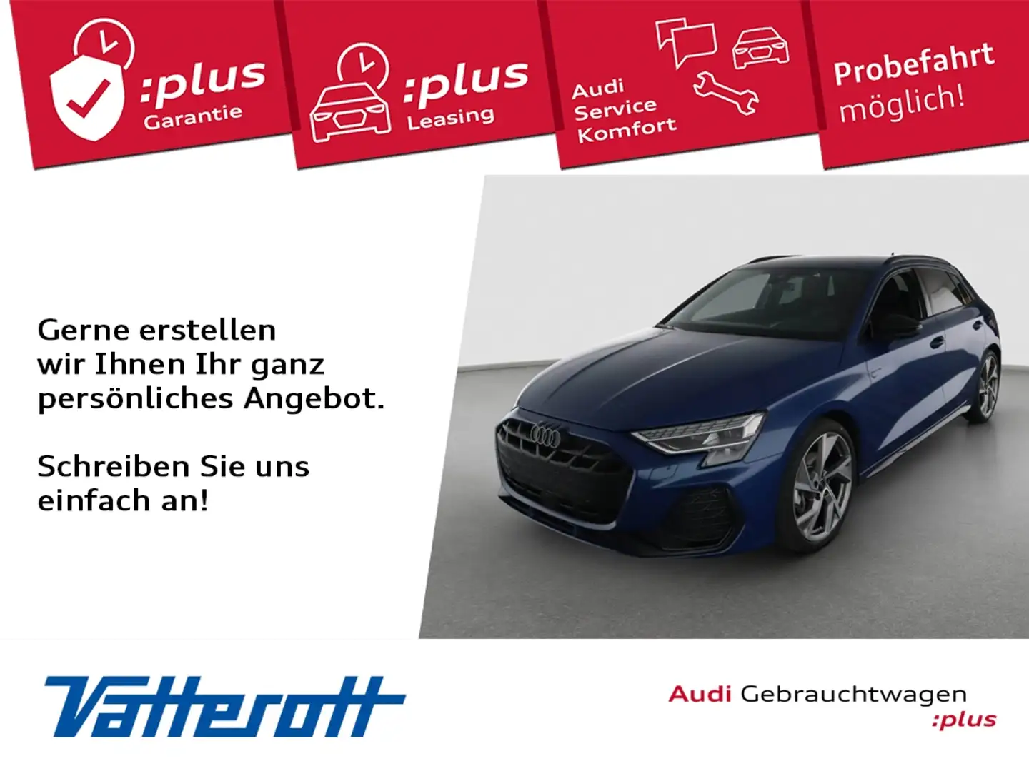 Audi A3 Sportback S line 35 TFSI HUD Memory LED ACC Bleu - 1