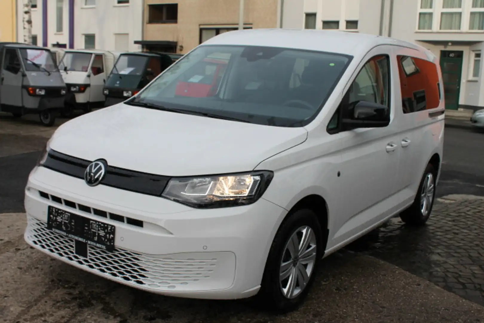 Volkswagen Caddy 5-Sitz 2,0 TDi Klima PDC Kamera SOFORT !!! Blanc - 1