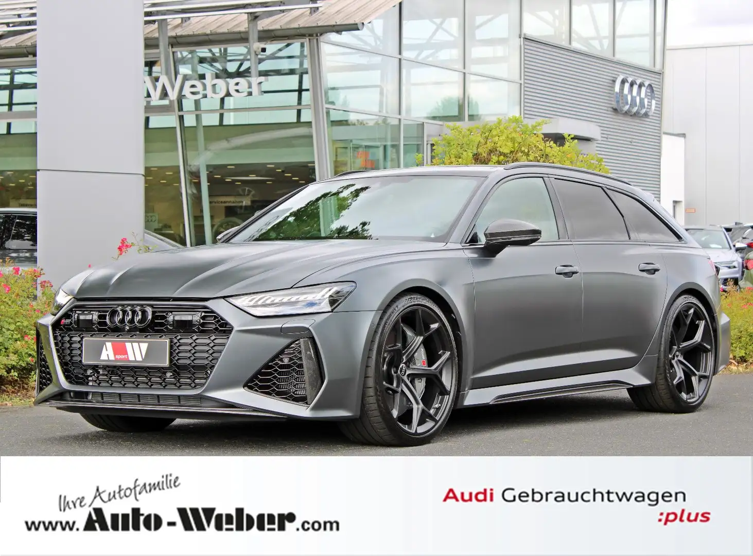Audi RS6 PERF MATTEFFEKT B&O ADV. KERAMIK CARBON 305 Gris - 1