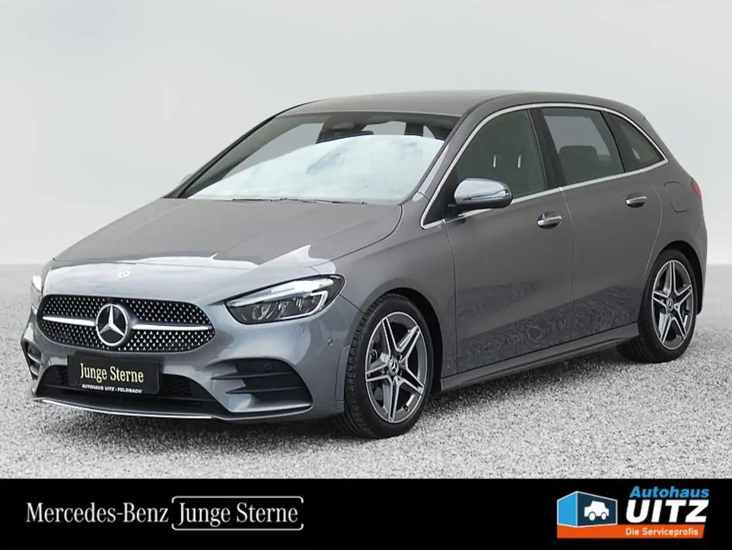 Mercedes-Benz B 180 d AMG Line +LED+Shz+Rfk+Anhängevor Grau - 1