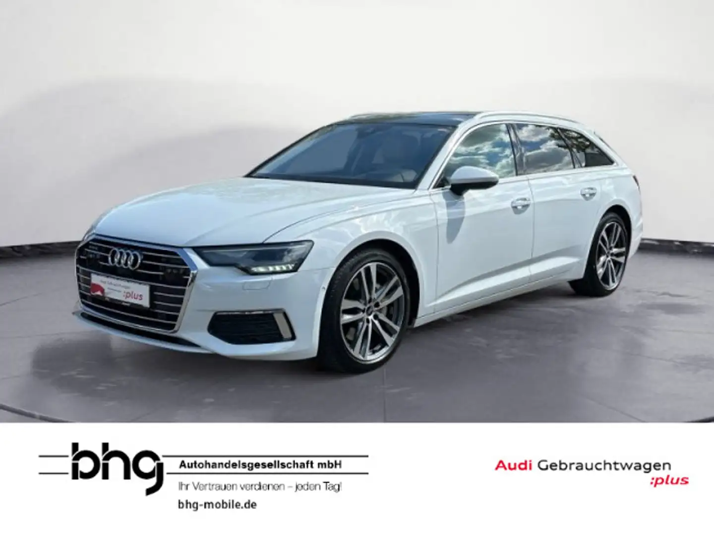 Audi A6 50 TDI quattro design LED/AHK/Head-up/P Weiß - 1