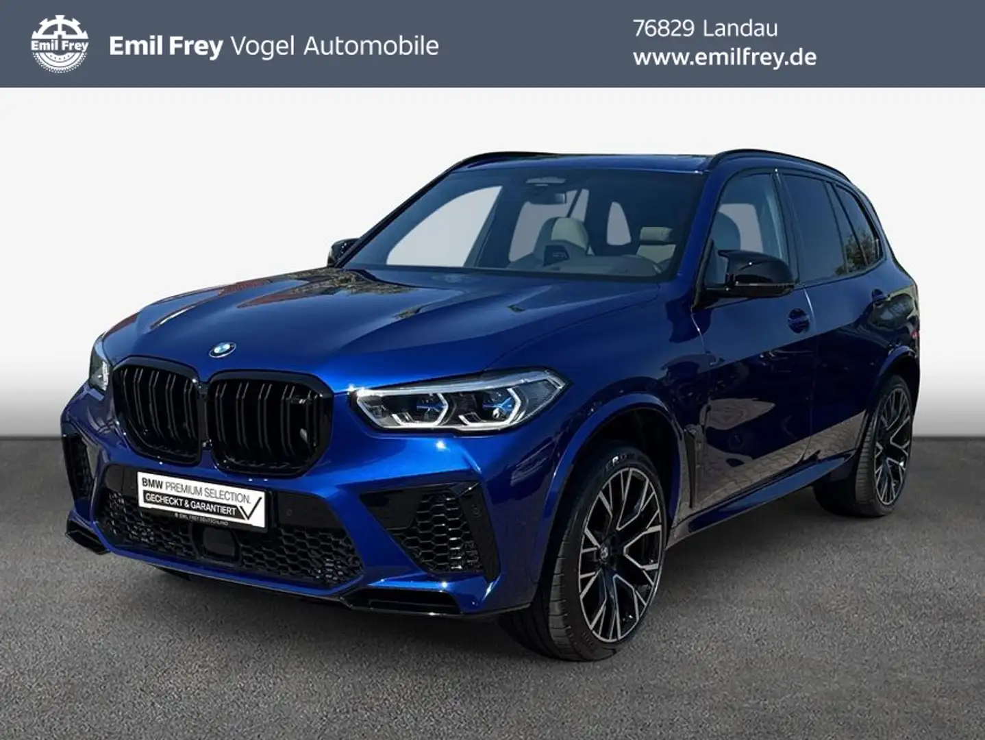 BMW X5 M Competition *AHK*Panorama*SBL* Синий - 1