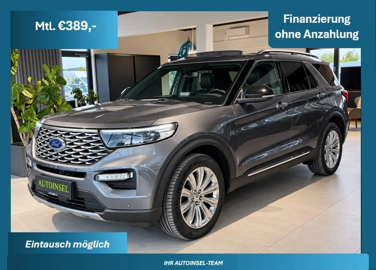 Ford Explorer Platinum Plug-in-Hybrid 4x4 7 Sitze-Vollausstattung