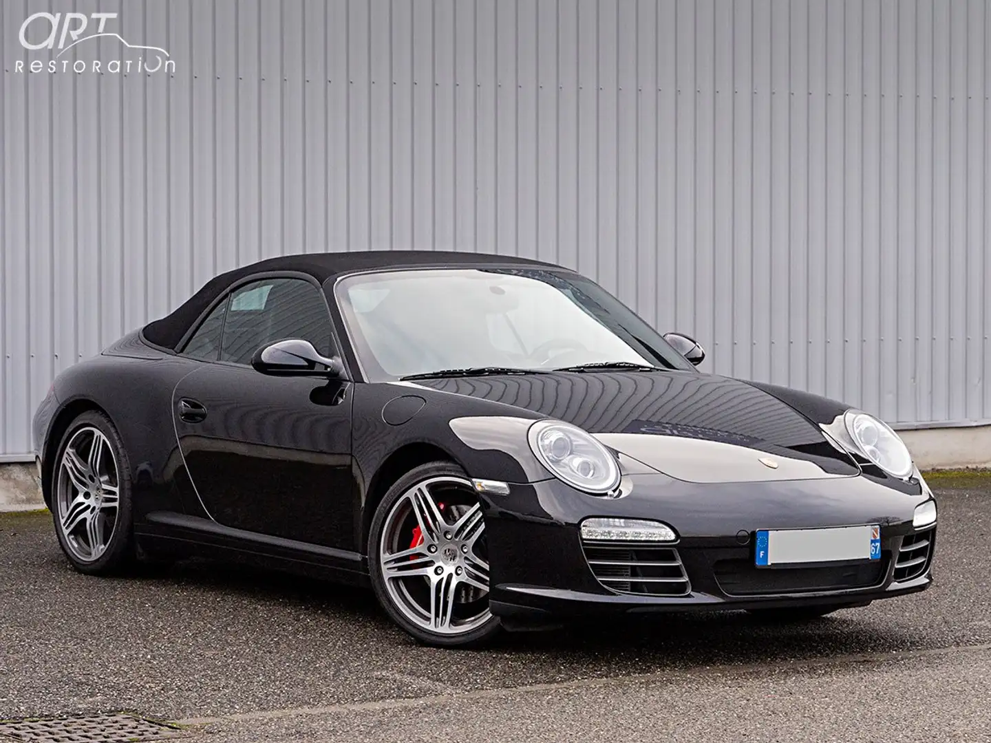Porsche 997 911 Carrera 4S Cabriolet 3.8i 385 PDK A Noir - 1