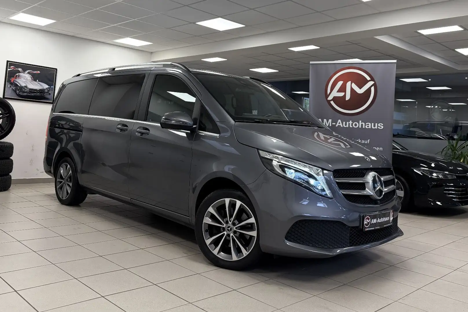 Mercedes-Benz V 300 V300d Lang 4M *Avantgarde Edition*Stdhzg*Distron Grau - 1