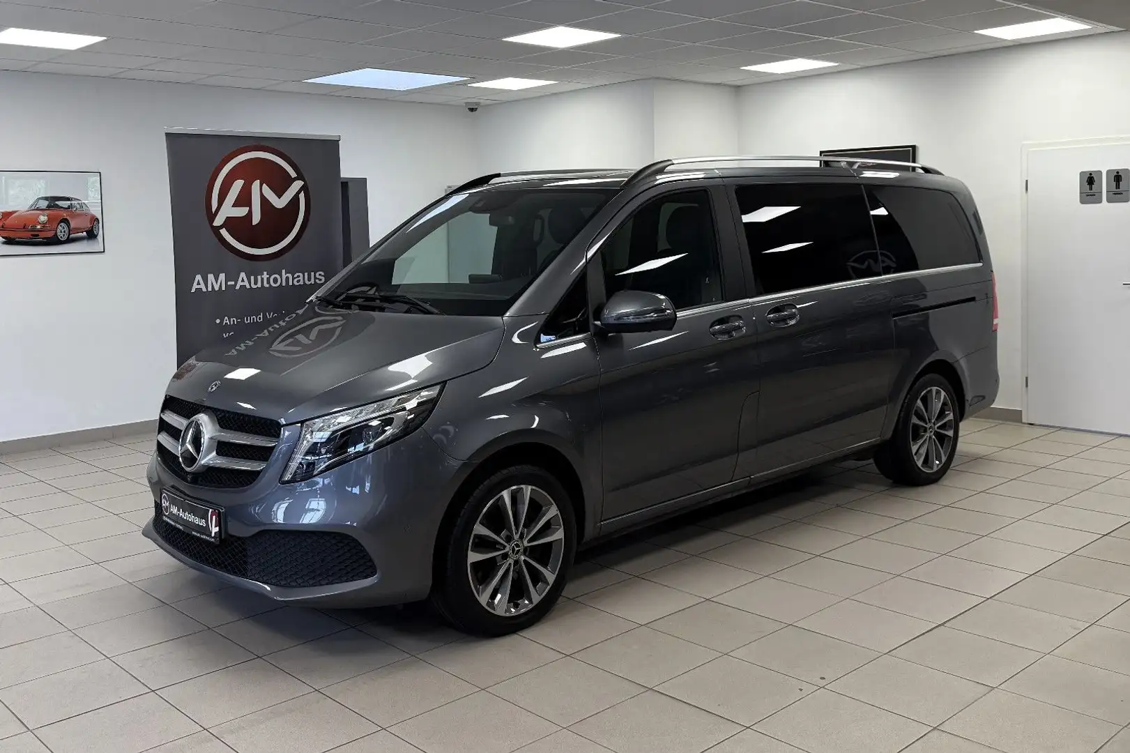 Mercedes-Benz V 300 V300d Lang 4M *Avantgarde Edition*Stdhzg*Distron Grau - 2