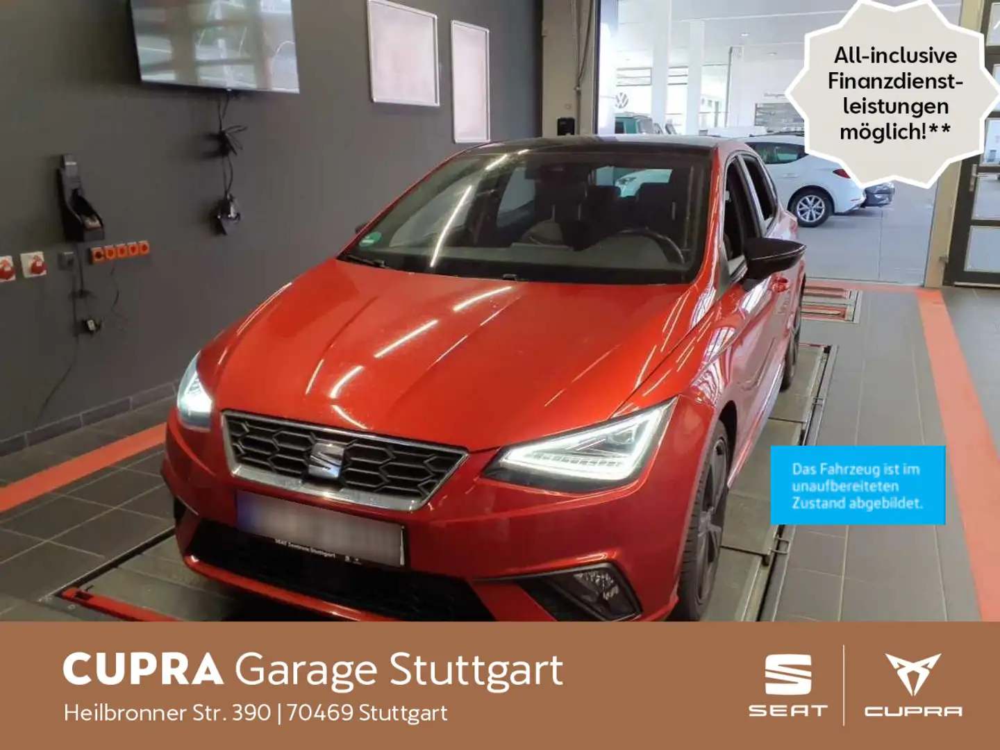 SEAT Ibiza 1.5 TSI FR Pro Black Edition 110 kW DSG Rouge - 1