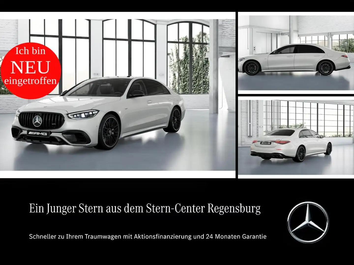 Mercedes-Benz S 63 AMG E Perf. lang EXCLUSIVE+4xMASSAGE+FONDTV Weiß - 1