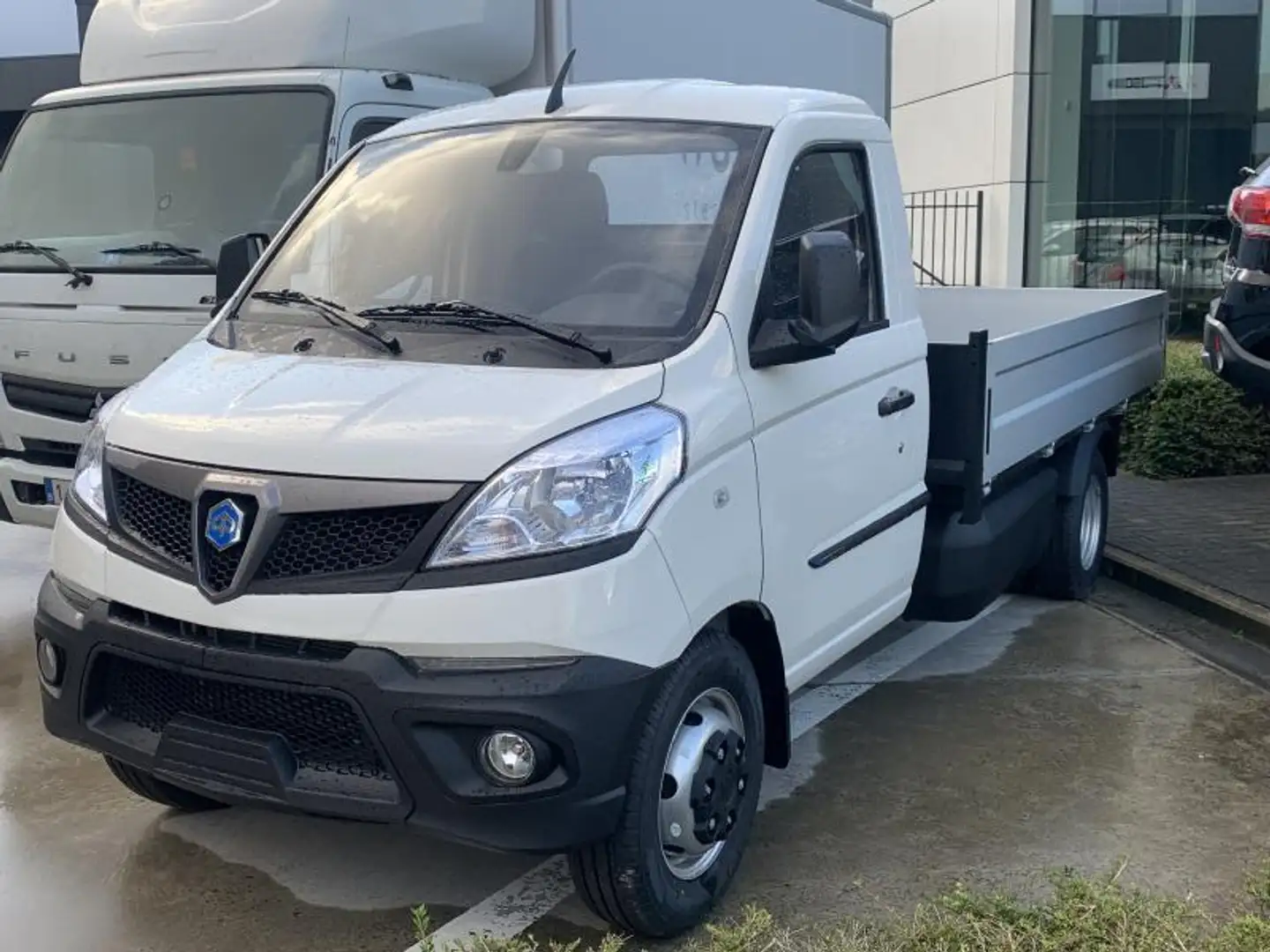 Piaggio Porter OPEN LAADBAK KIPPER MET DUBBELE WIELEN Wit - 1