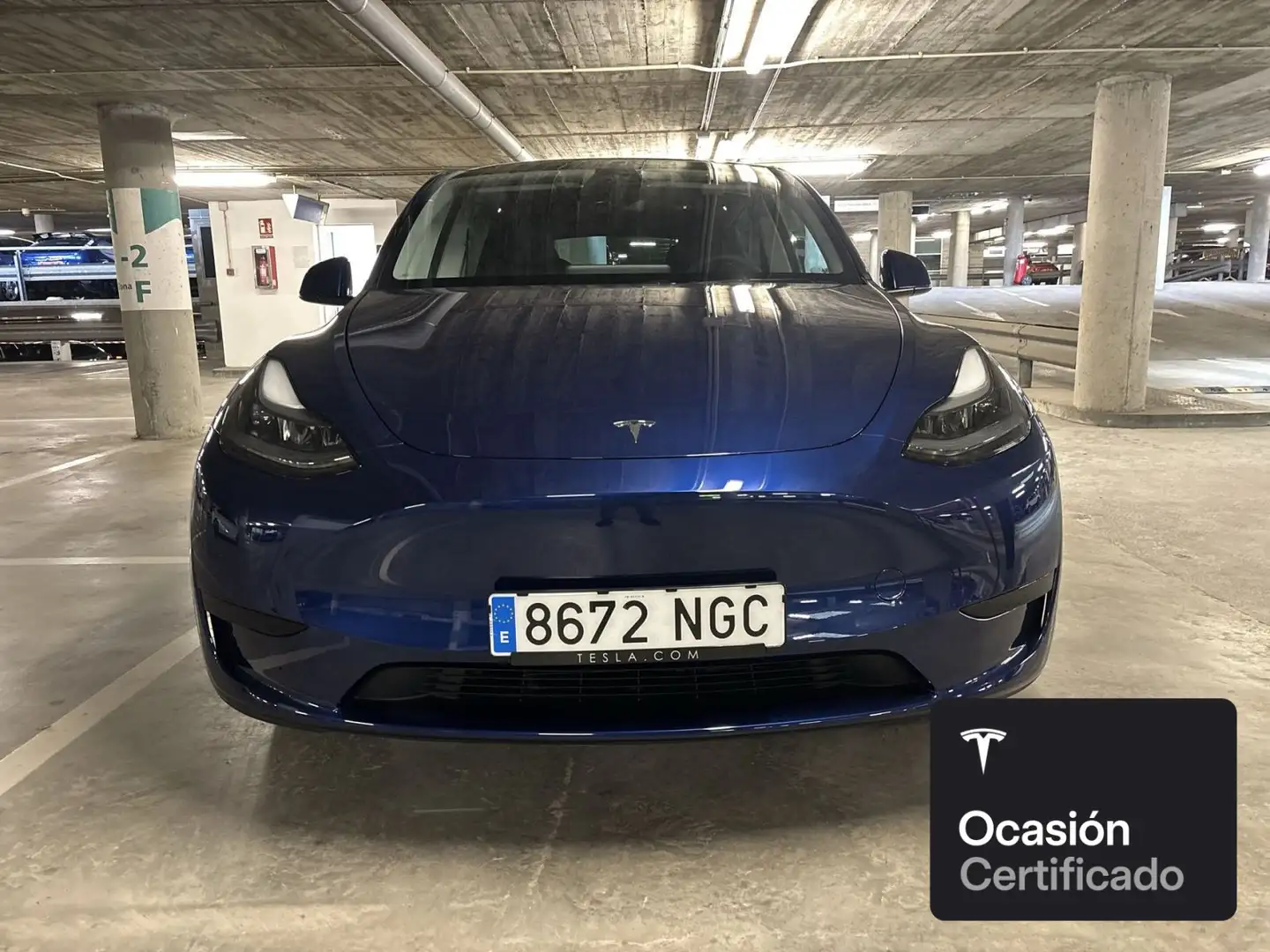 Tesla Model Y Long Range RWD Blau - 2