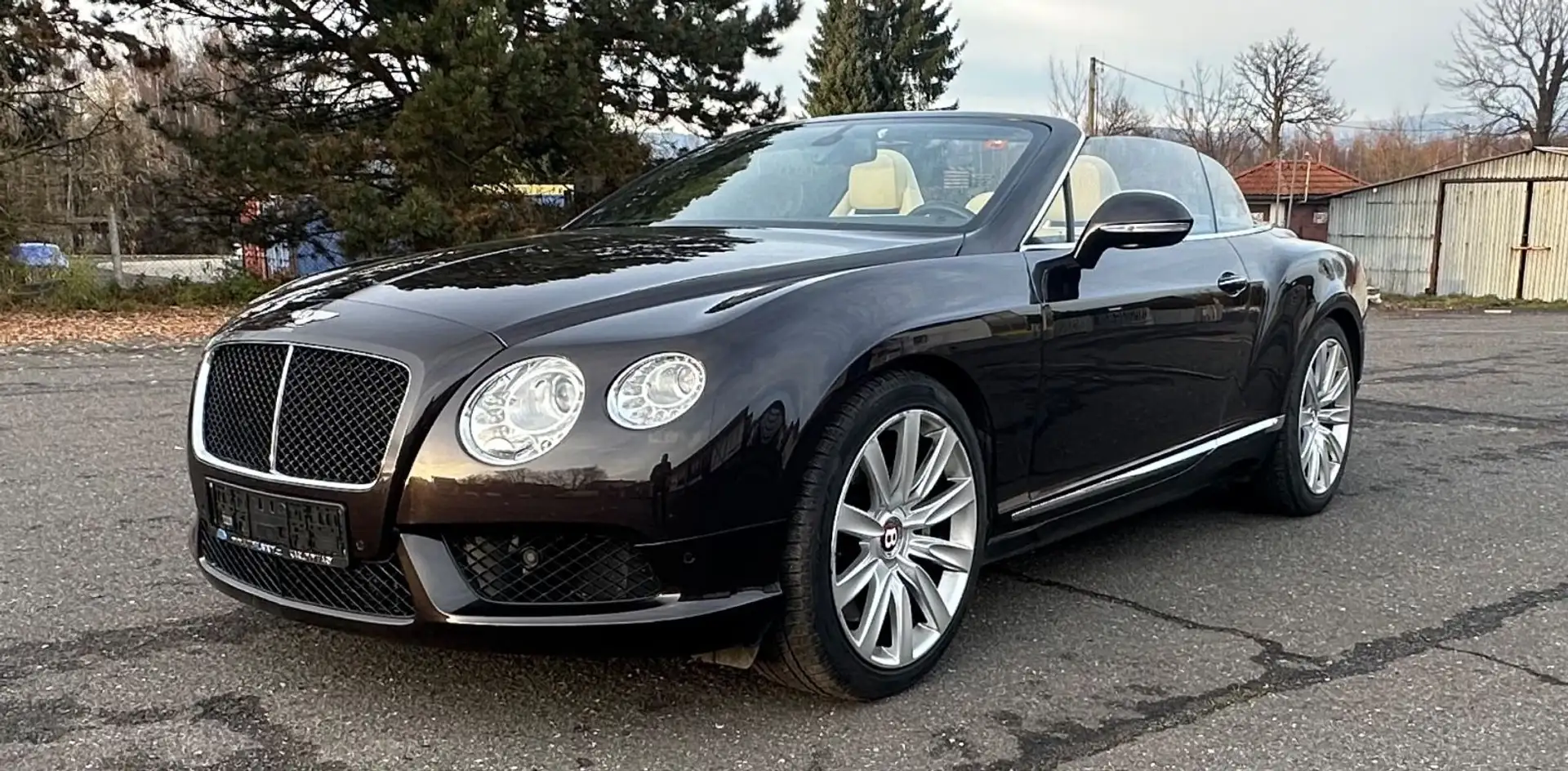 Bentley Continental GTC ContinentalGTC Cabrio 4.0 V8 4WD Luftfederung Marrón - 1
