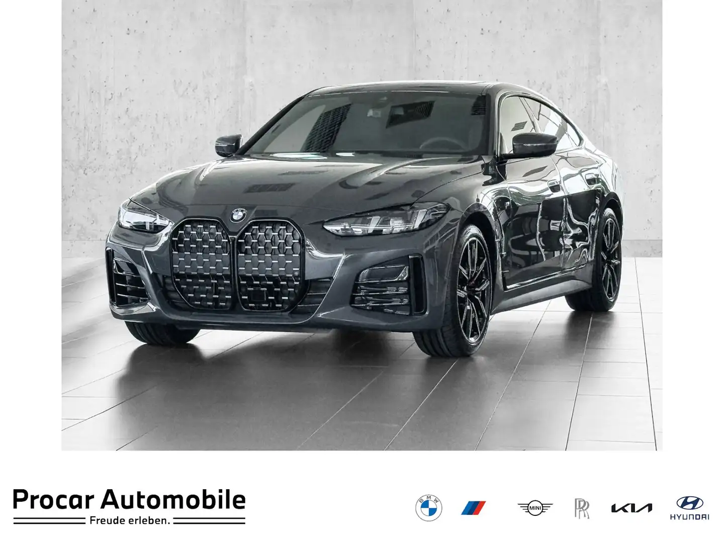 BMW 430 i xDrive M Sport ACC 360°KAM RFK NAVI LED LM Grijs - 1
