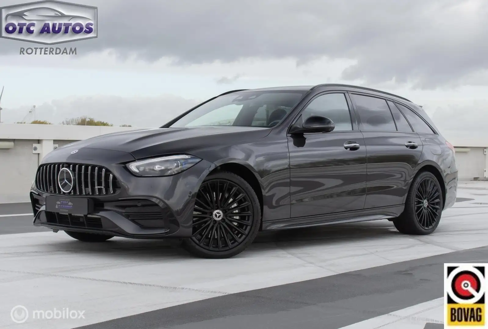 Mercedes-Benz C 300 Estate 300E AMG-Line - C63 AMG LOOK - BURMESTER - Grijs - 1