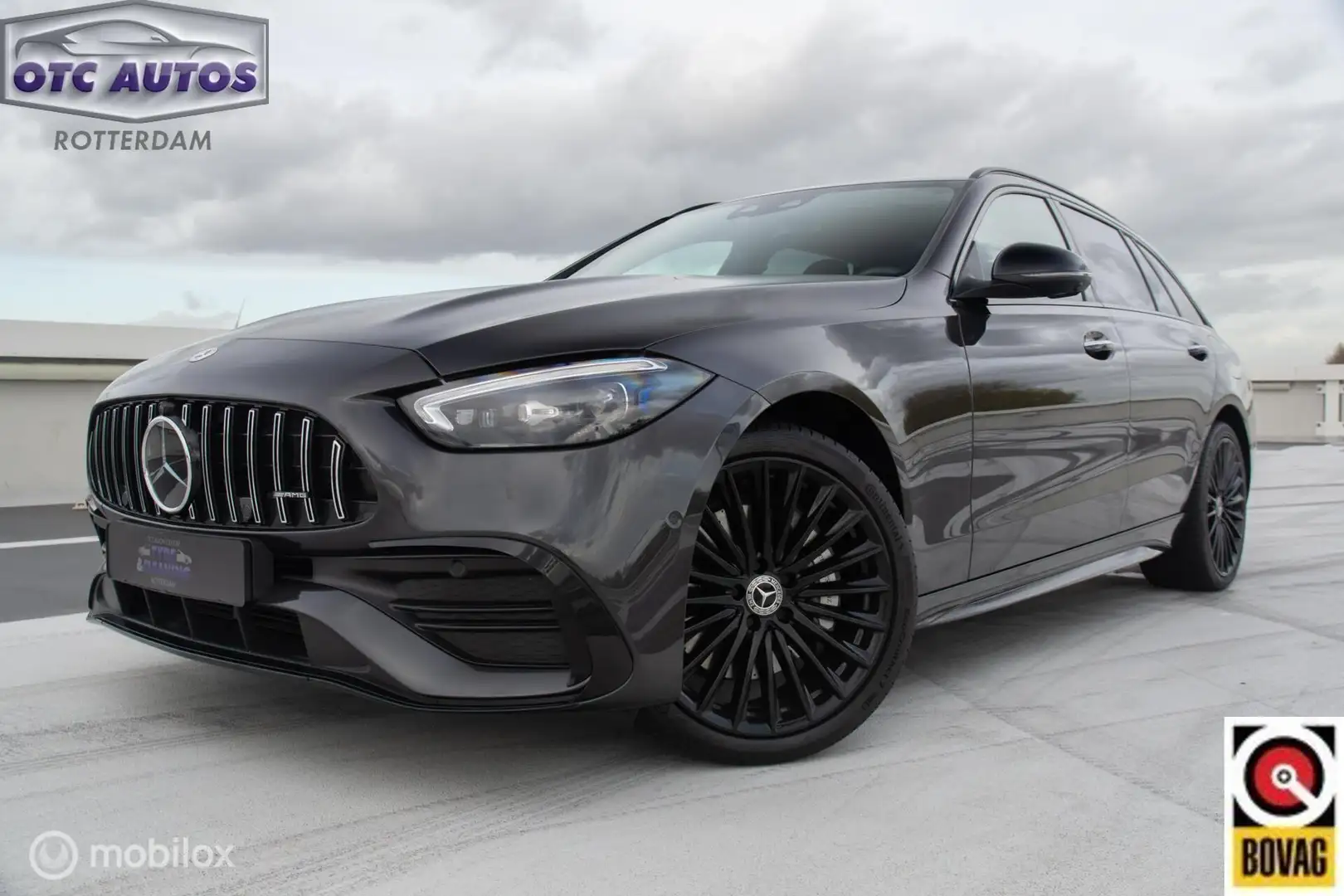 Mercedes-Benz C 300 Estate 300E AMG-Line - C63 AMG LOOK - BURMESTER - Grijs - 2