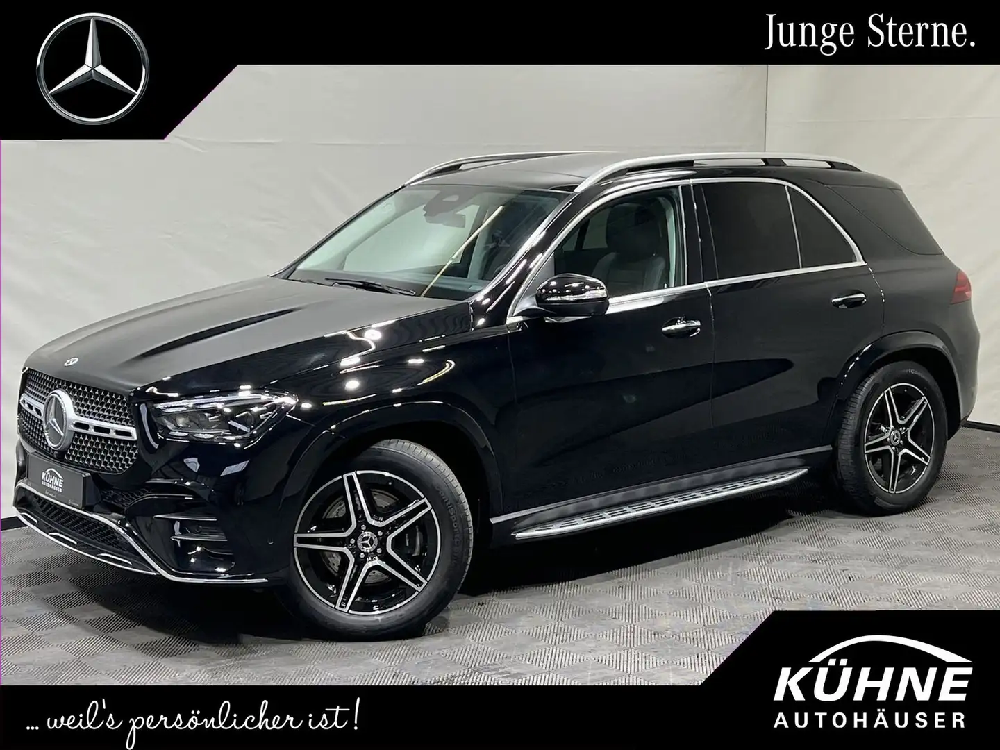 Mercedes-Benz GLE 300 d 4M AMG Airmatic Burmester® Pano 360° Schwarz - 1