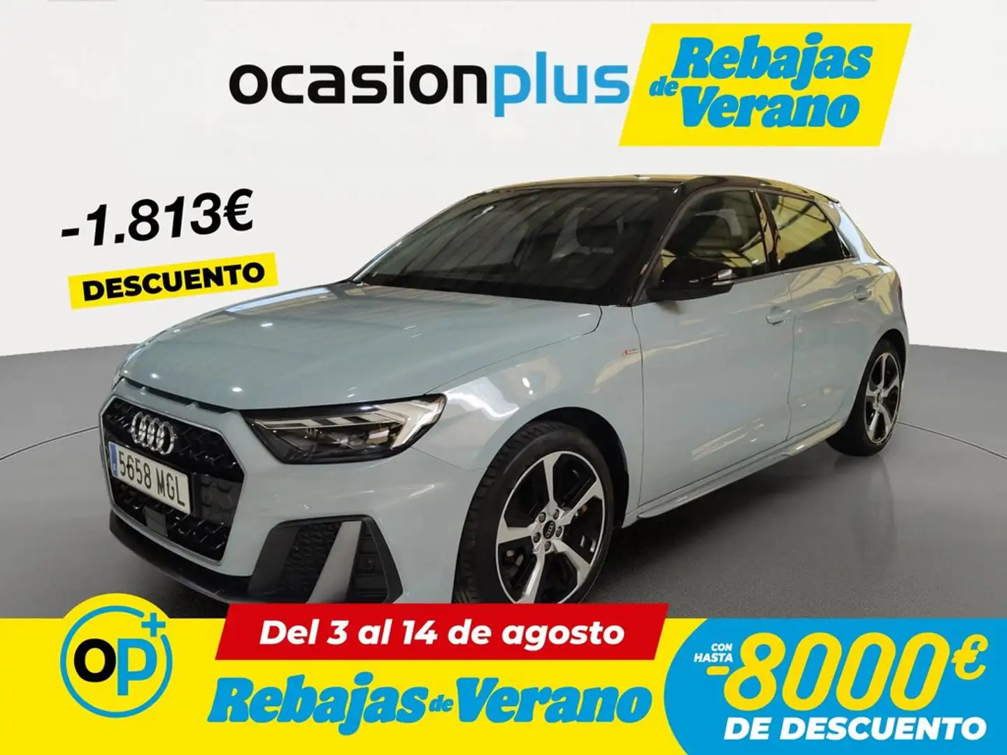 Audi A1 Sportback 25 TFSI Adrenalin Gris - 1
