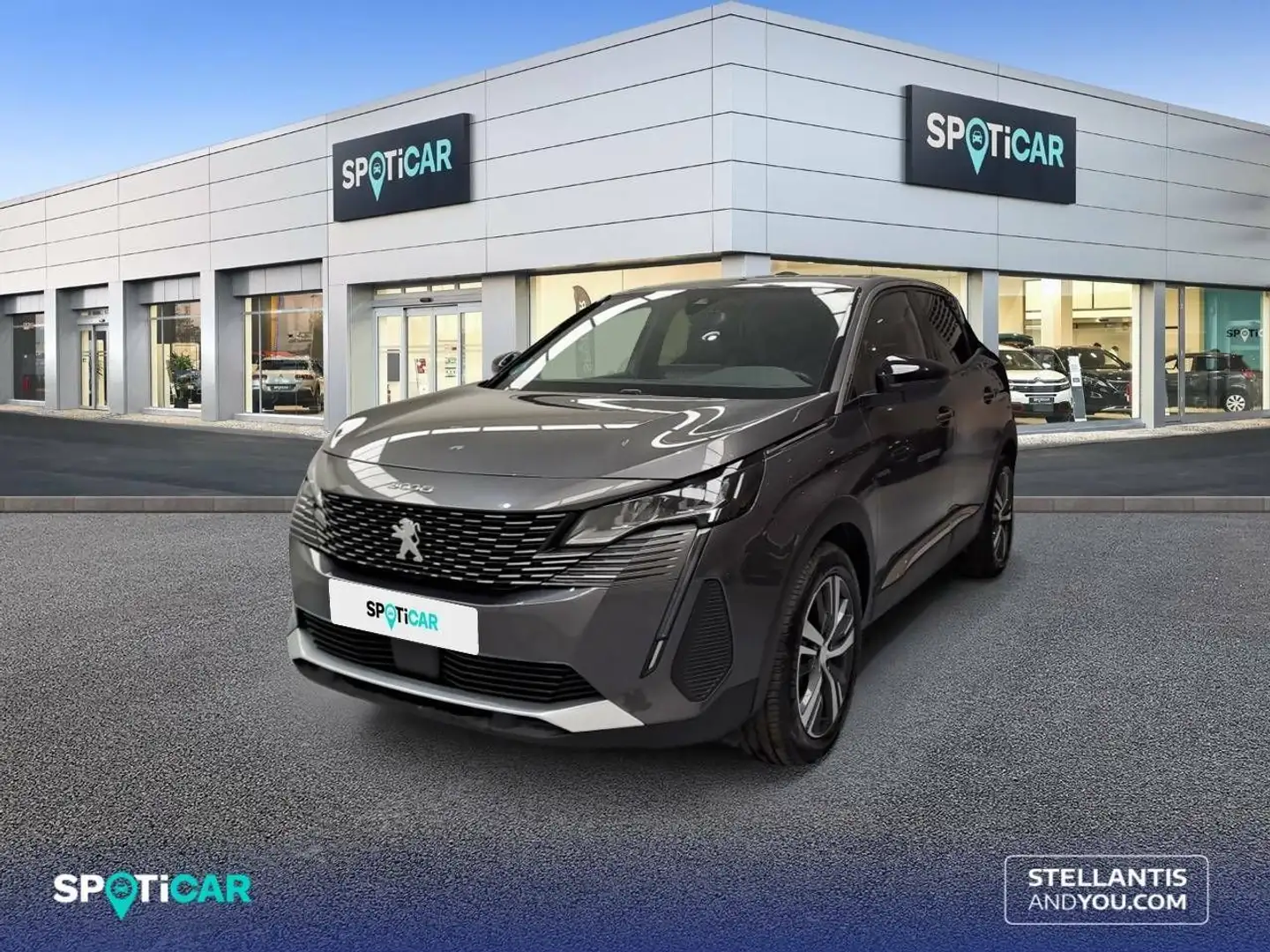 Peugeot 3008 1.2 100KW  eDCS6 Allure Pack Gris - 1