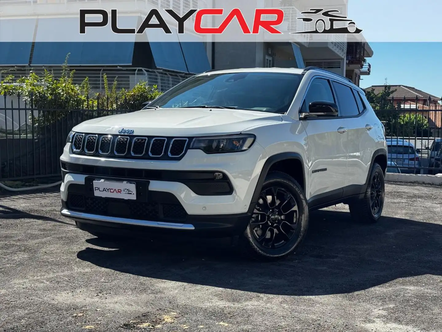 Jeep Compass 1.3 TURBO T4 190CV PHEV 4XE LIMITED+NAV+PELLE+MY22 Bianco - 1