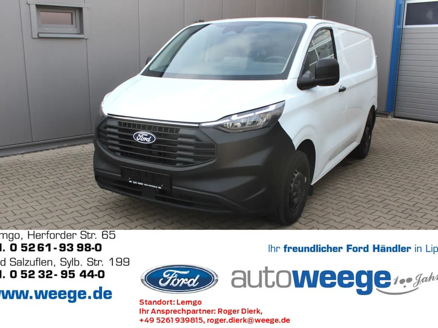 Ford Transit Custom Kasten 280 L1 Basis 2,0EcoBlue Bianco - 1